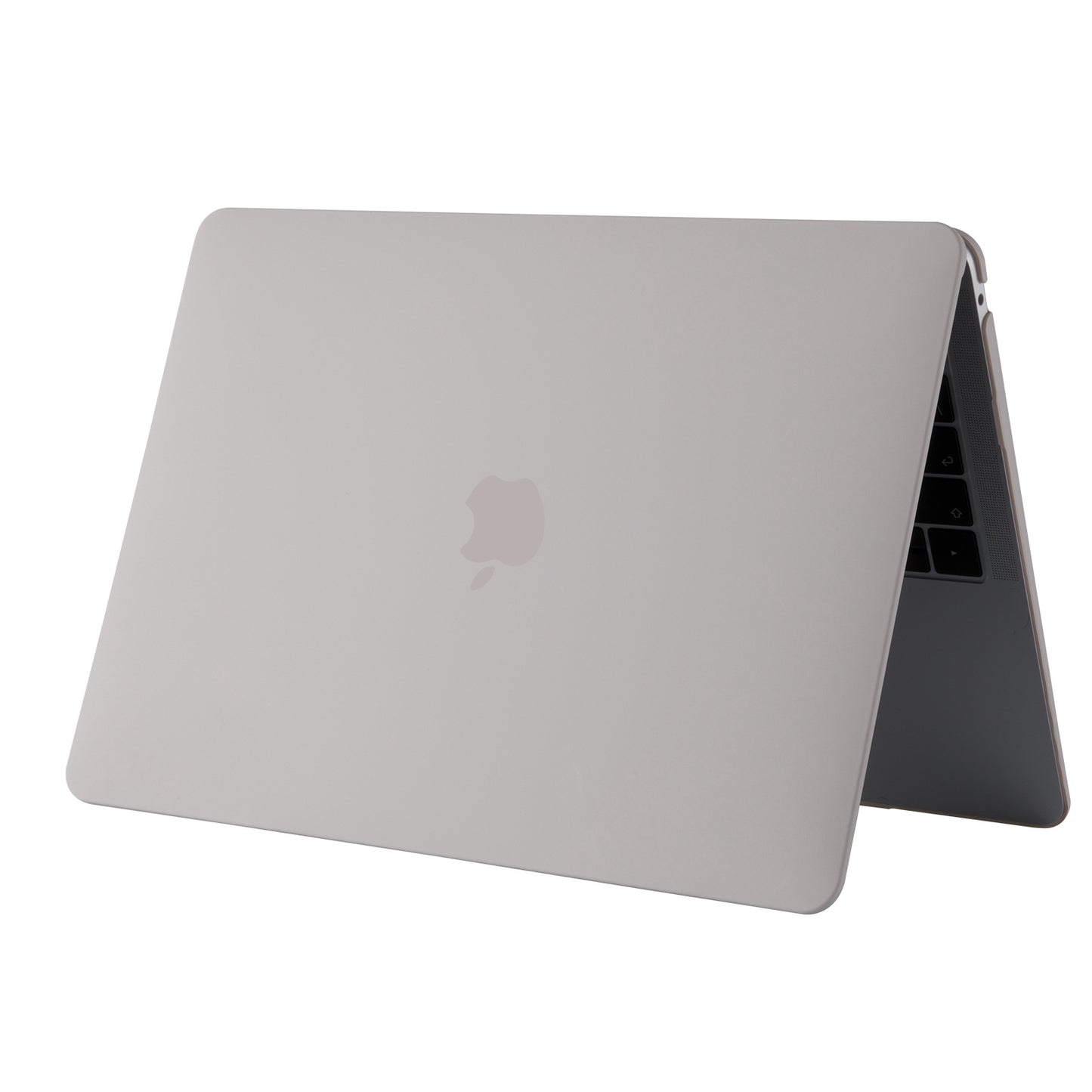 For MacBook Pro 14 inch (2021) Hard PC Protective Laptop Case Front and Back Anti-scratch Notebook Cover - Rock Grey