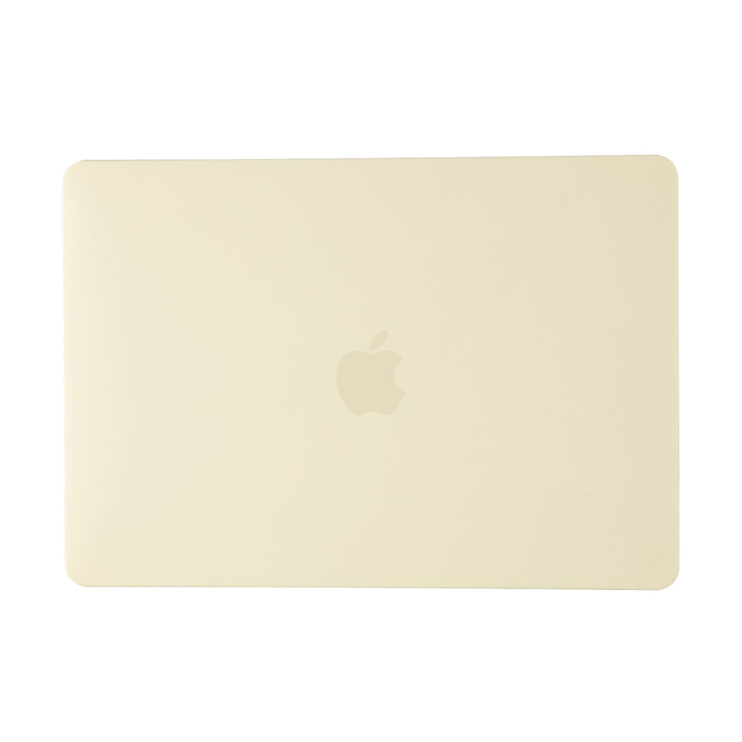 For MacBook Air 13 inch (2022) A2681 Laptop Case Scratch-resistant Dust-proof Hard PC Protective Notebook Cover - Yellow