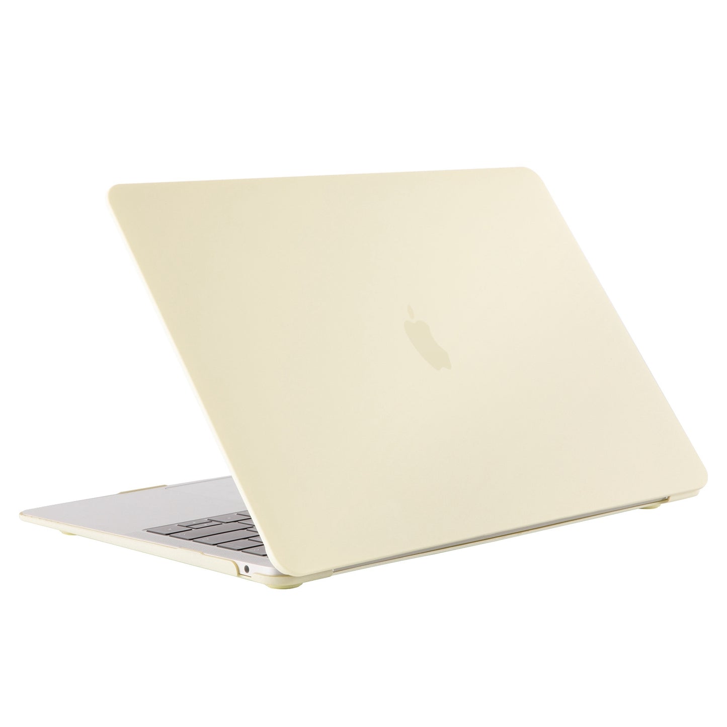 For MacBook Air 13 inch (2022) A2681 Laptop Case Scratch-resistant Dust-proof Hard PC Protective Notebook Cover - Yellow