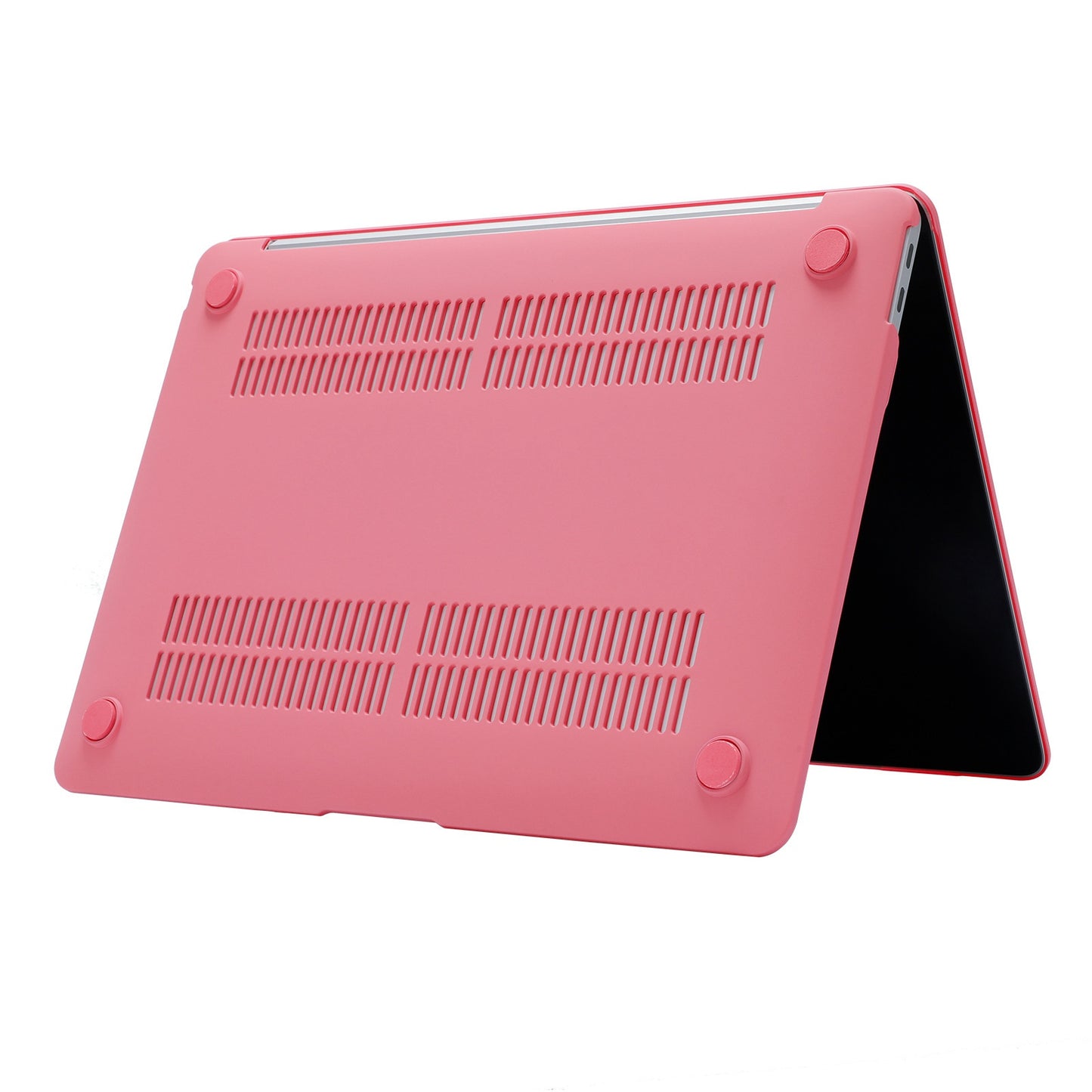 For MacBook Air 13 inch (2022) A2681 Laptop Case Scratch-resistant Dust-proof Hard PC Protective Notebook Cover - Pink