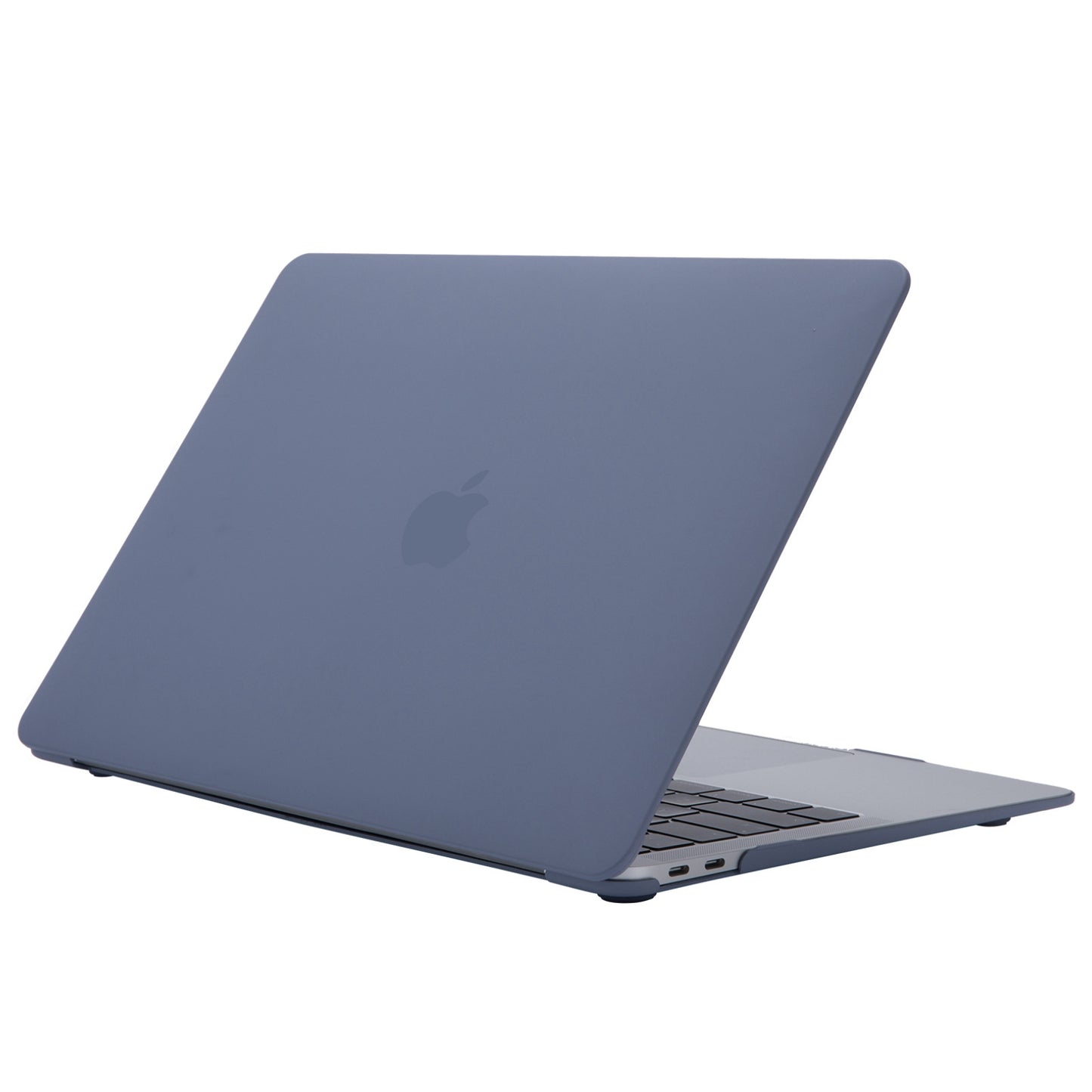 For MacBook Air 13 inch (2022) A2681 Laptop Case Scratch-resistant Dust-proof Hard PC Protective Notebook Cover - Lavender Grey