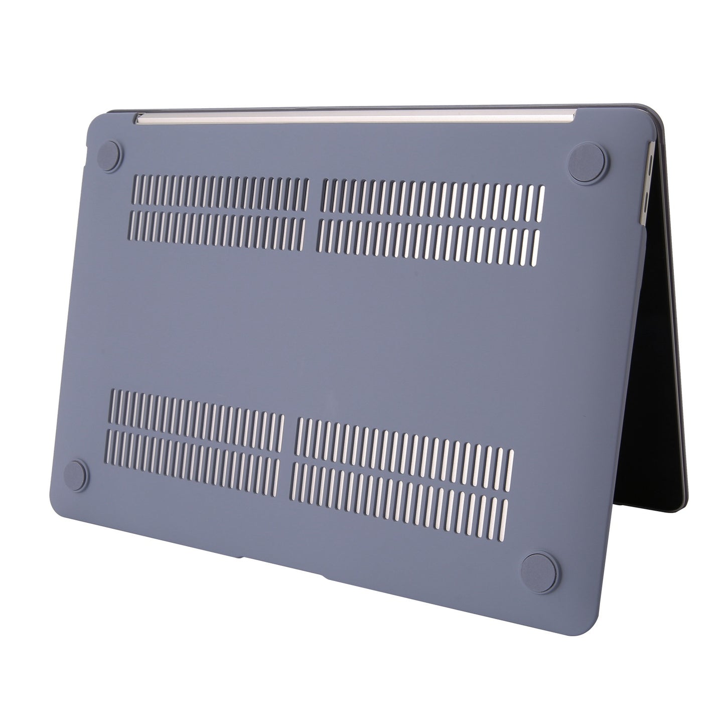 For MacBook Air 13 inch (2022) A2681 Laptop Case Scratch-resistant Dust-proof Hard PC Protective Notebook Cover - Lavender Grey