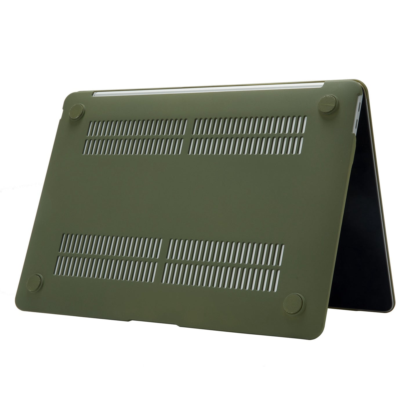 For MacBook Air 13 inch (2022) A2681 Laptop Case Scratch-resistant Dust-proof Hard PC Protective Notebook Cover - Avocado Green