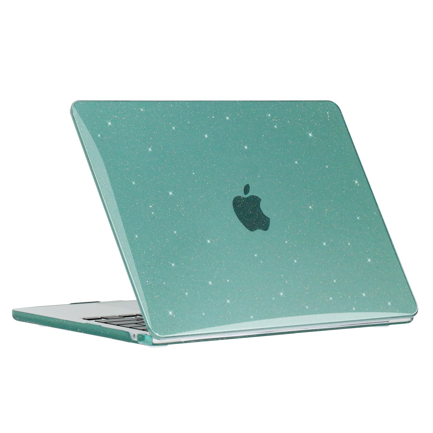 Protective Case for MacBook Air 13 inch (2022) (A2681), Hard PC Full Covering Starry Sky Design Laptops Hard Shell - Midnight Green
