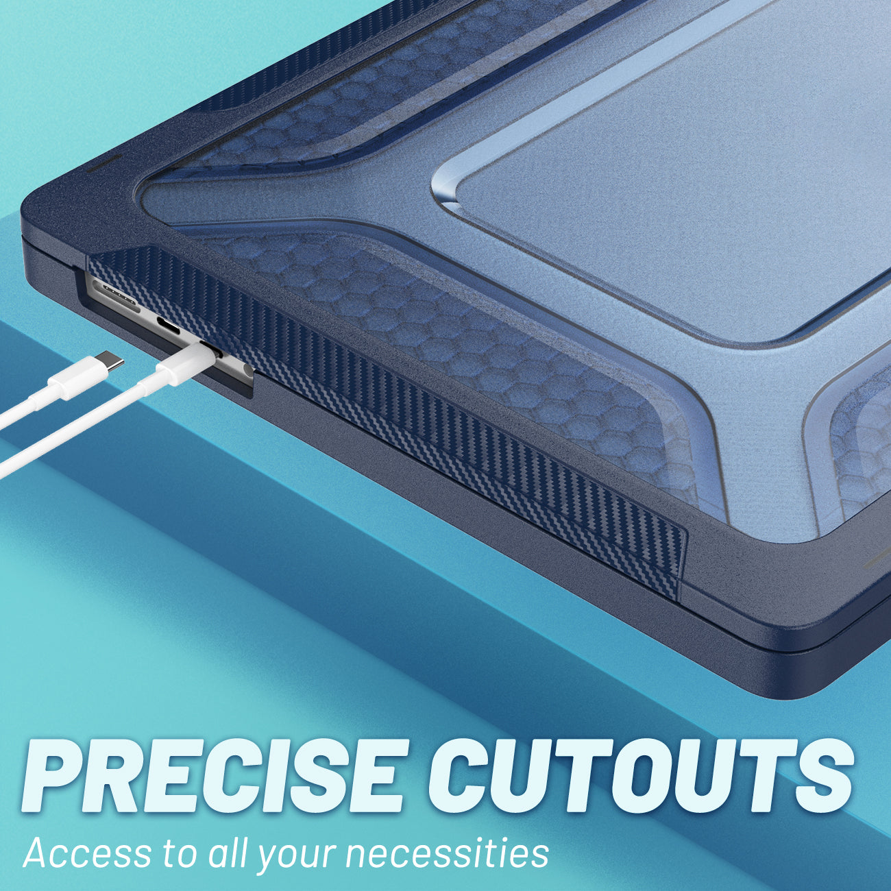 For MacBook Pro 16 inch (2021) A2485 M1 Pro / M1 Max Kickstand Shockproof Laptop Case Hard PC Soft TPU Protective Cover - Sapphire