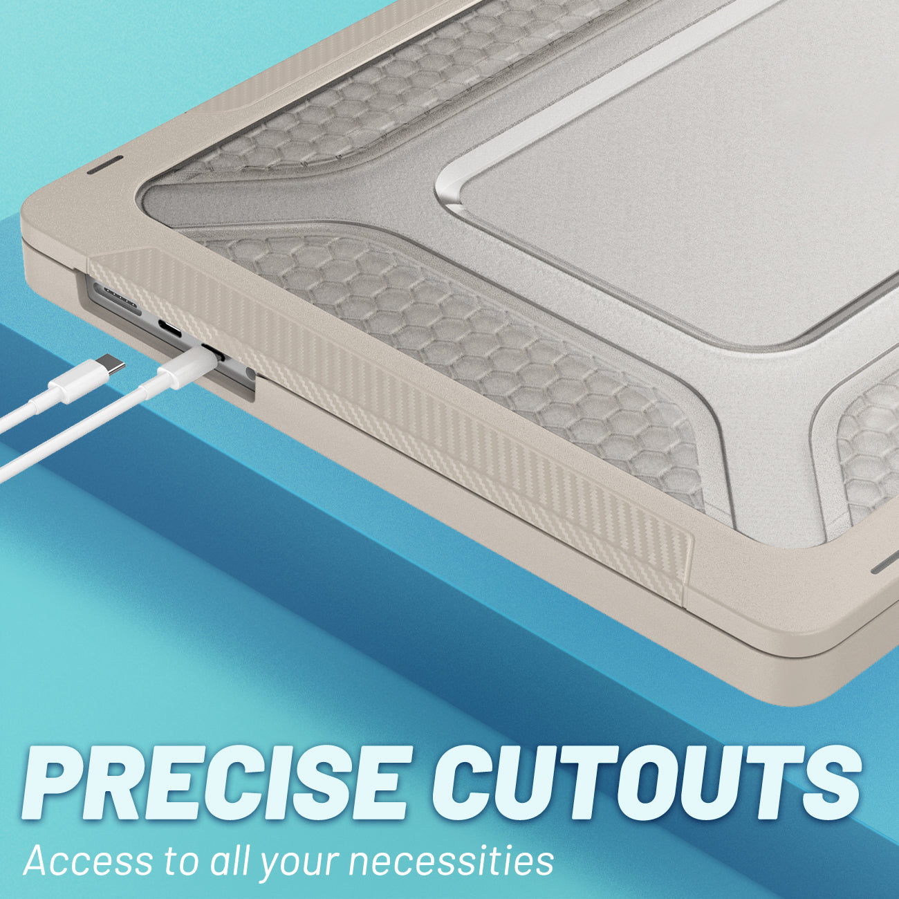 For MacBook Pro 16 inch (2021) A2485 M1 Pro / M1 Max Kickstand Shockproof Laptop Case Hard PC Soft TPU Protective Cover - Apricot