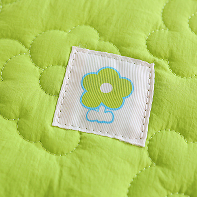 11 inch Tablet Sleeve Pouch Cute Flower Design Soft Anti-splash Tablet Zipper Protective Bag - Light Green