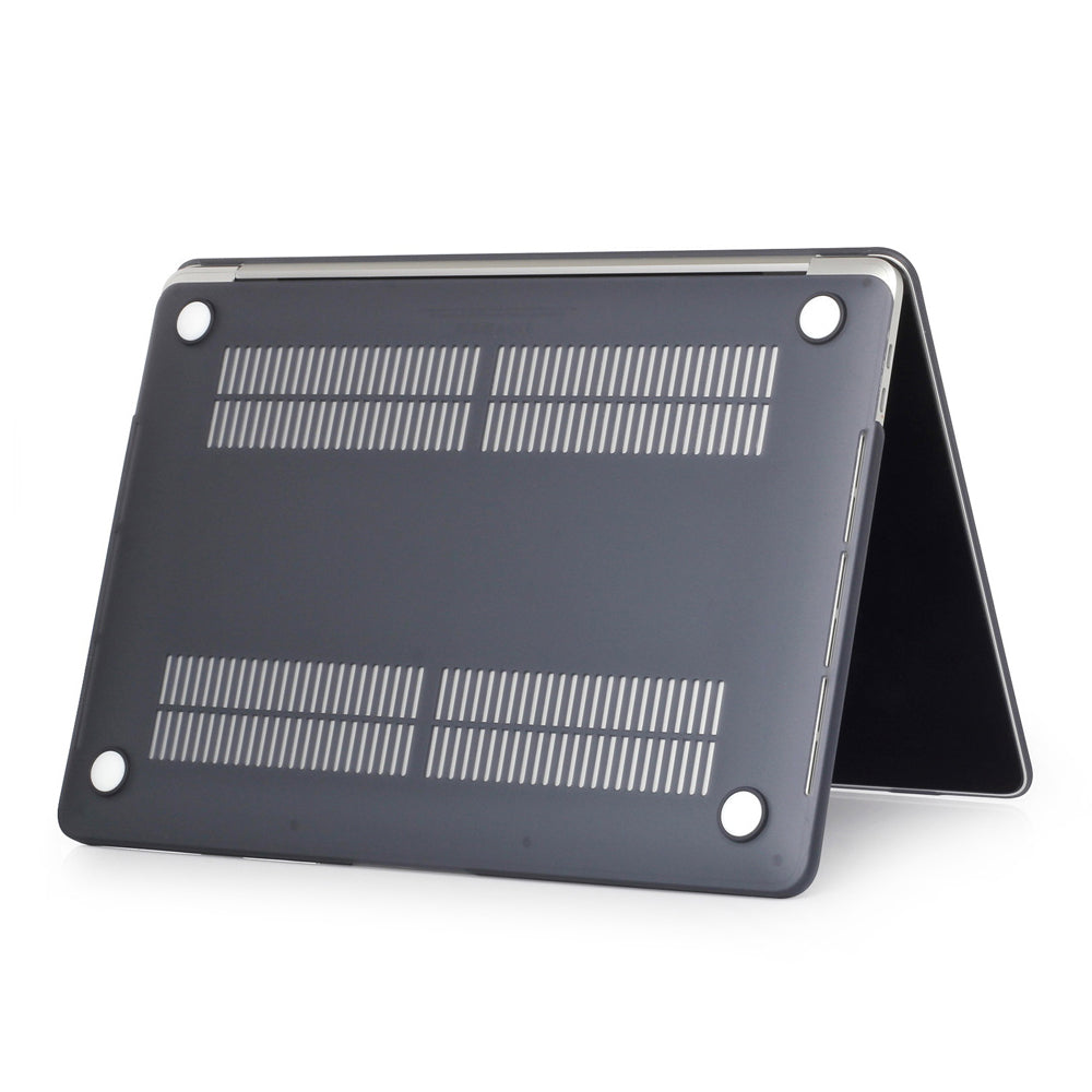 For Macbook Air 15 inch (2023) M2 A2941 Laptop Case Anti-scratch Hard PC Matte Notebook Cover - Black