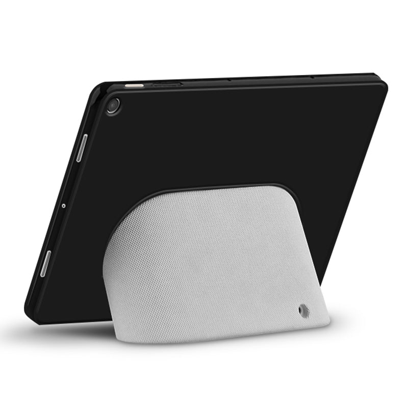 PU Leather + TPU Tablet Case for Google Pixel Tablet , Trifold Stand Protective Tablet Cover - Black