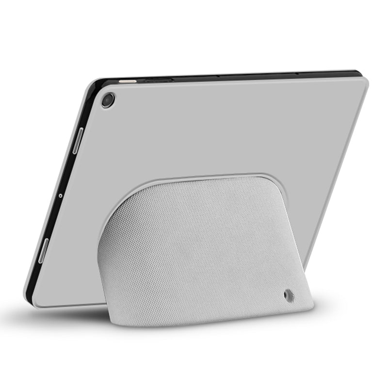 PU Leather + TPU Tablet Case for Google Pixel Tablet , Trifold Stand Protective Tablet Cover - Grey