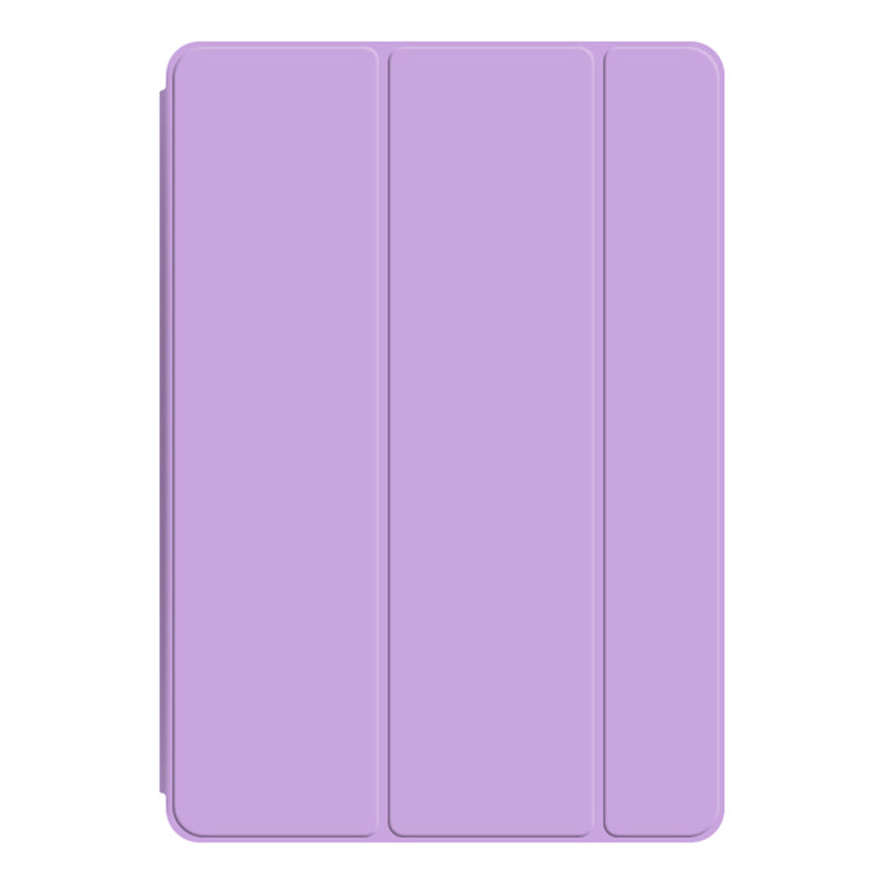 Uniqkart for Google Pixel Tablet PU Leather Magnetic Tablet Case Full Protection Trifold Stand Tablet Cover - Purple