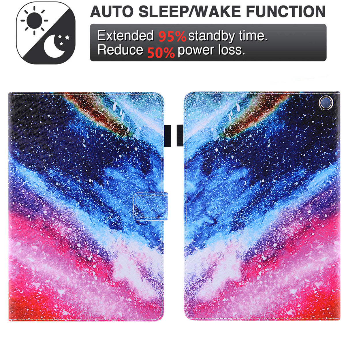 Uniqkart for Amazon Fire Max 11 Pattern Printing PU Leather Tablet Case Cross Texture Card Holder Stand Cover - Colorful Sand