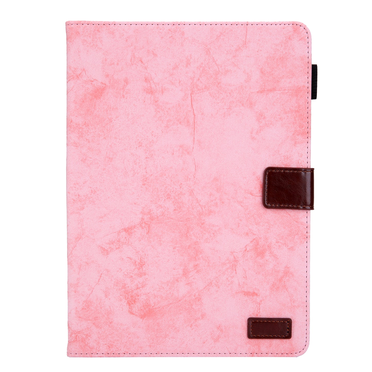 Cloth Texture Business Style Tablet Case for Amazon Fire Max 11 PU Leather Cover with Card Holder, Foldable Stand - Pink