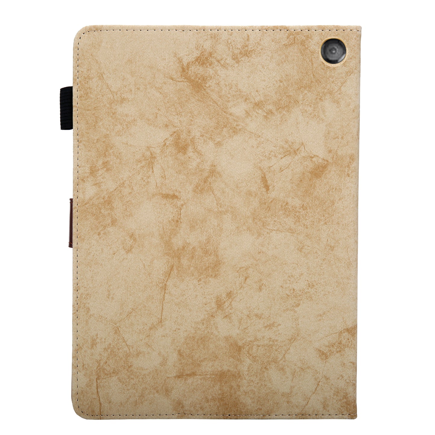 Cloth Texture Business Style Tablet Case for Amazon Fire Max 11 PU Leather Cover with Card Holder, Foldable Stand - Yellow