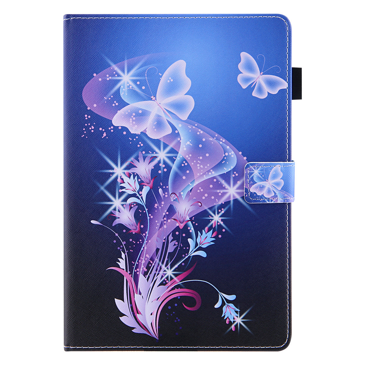 Pattern Printing Card Slot Tablet Case for Amazon Fire Max 11 PU Leather Folio Flip Cover with Stand - Fantasy Butterfly