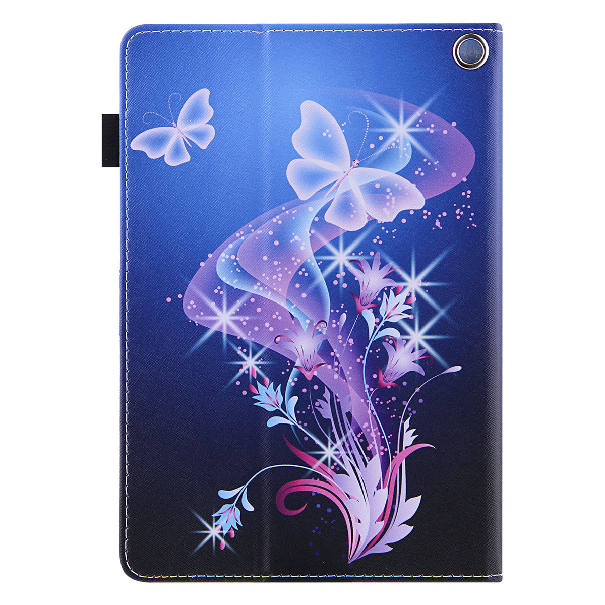 Pattern Printing Card Slot Tablet Case for Amazon Fire Max 11 PU Leather Folio Flip Cover with Stand - Fantasy Butterfly