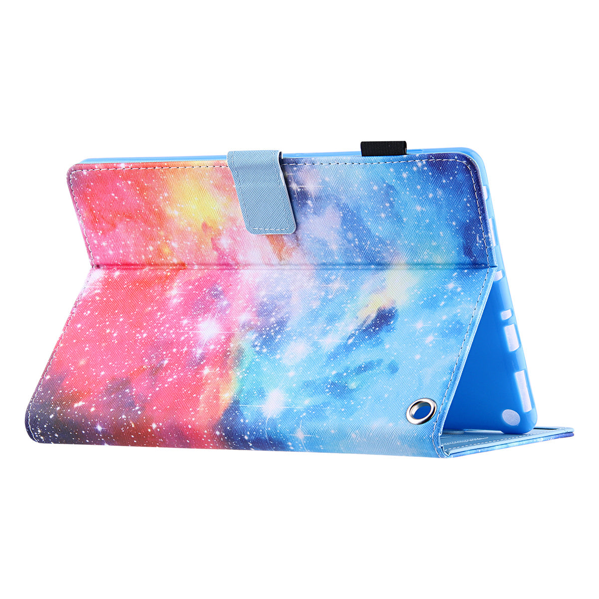 Pattern Printing Card Slot Tablet Case for Amazon Fire Max 11 PU Leather Folio Flip Cover with Stand - Beautiful Night Sky