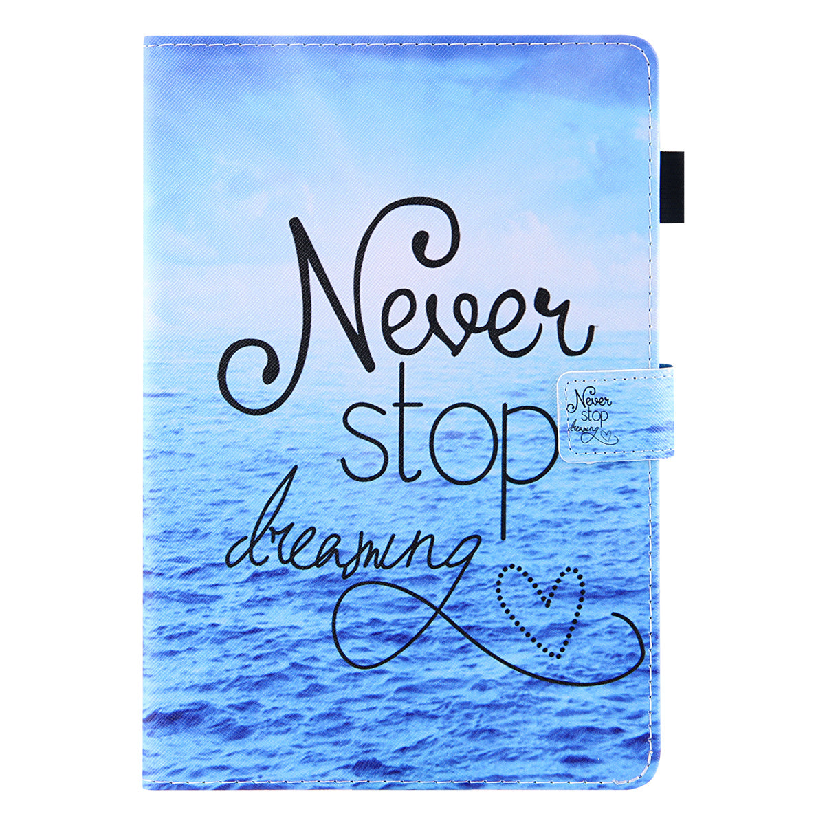 Pattern Printing Card Slot Tablet Case for Amazon Fire Max 11 PU Leather Folio Flip Cover with Stand - Never Stop Dreaming
