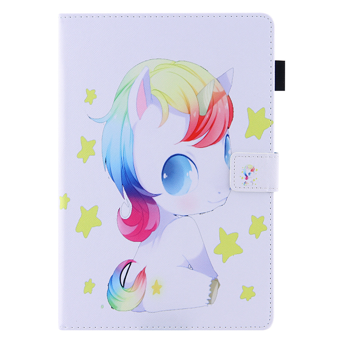 Pattern Printing Card Slot Tablet Case for Amazon Fire Max 11 PU Leather Folio Flip Cover with Stand - Baby Horse