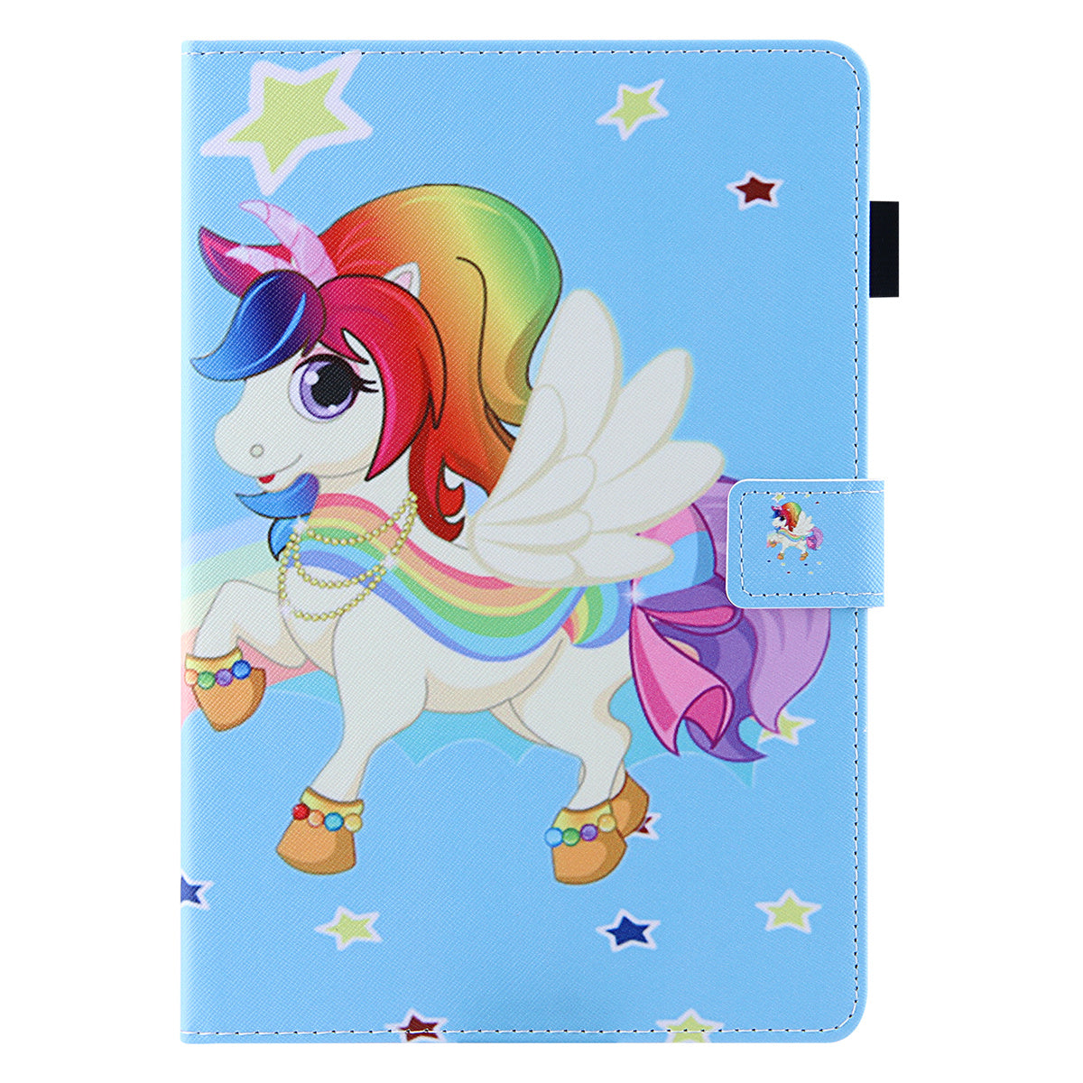 Pattern Printing Card Slot Tablet Case for Amazon Fire Max 11 PU Leather Folio Flip Cover with Stand - Star Horse