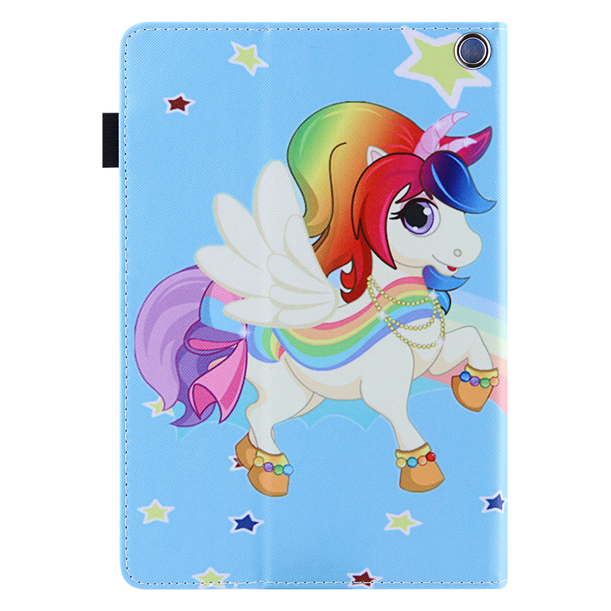 Pattern Printing Card Slot Tablet Case for Amazon Fire Max 11 PU Leather Folio Flip Cover with Stand - Star Horse