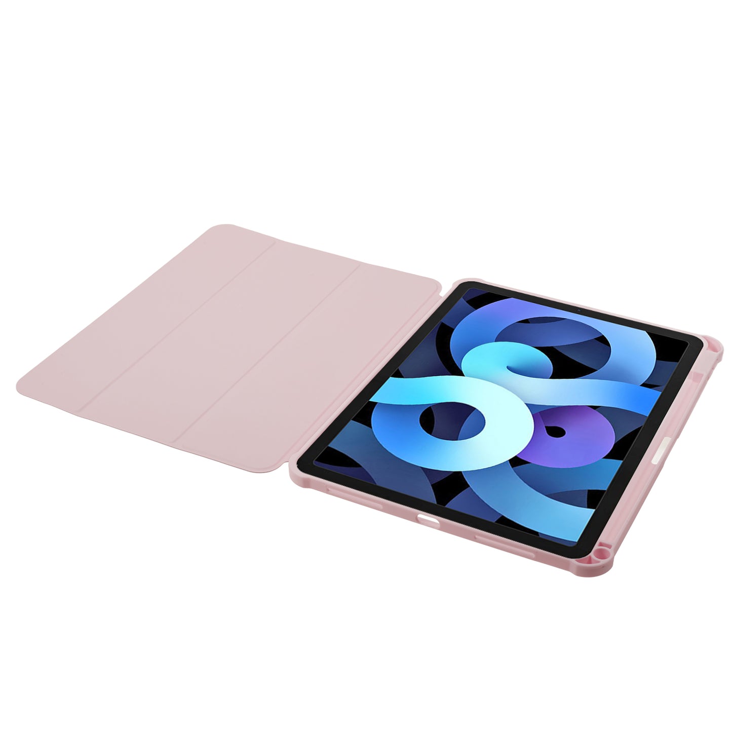 for iPad Air (2020) / (2022) / iPad Pro 11-inch (2018) / (2020) / (2021) / (2022) Tablet Case Printed PU Leather Cover with Pencil Holder - Guitar Cat