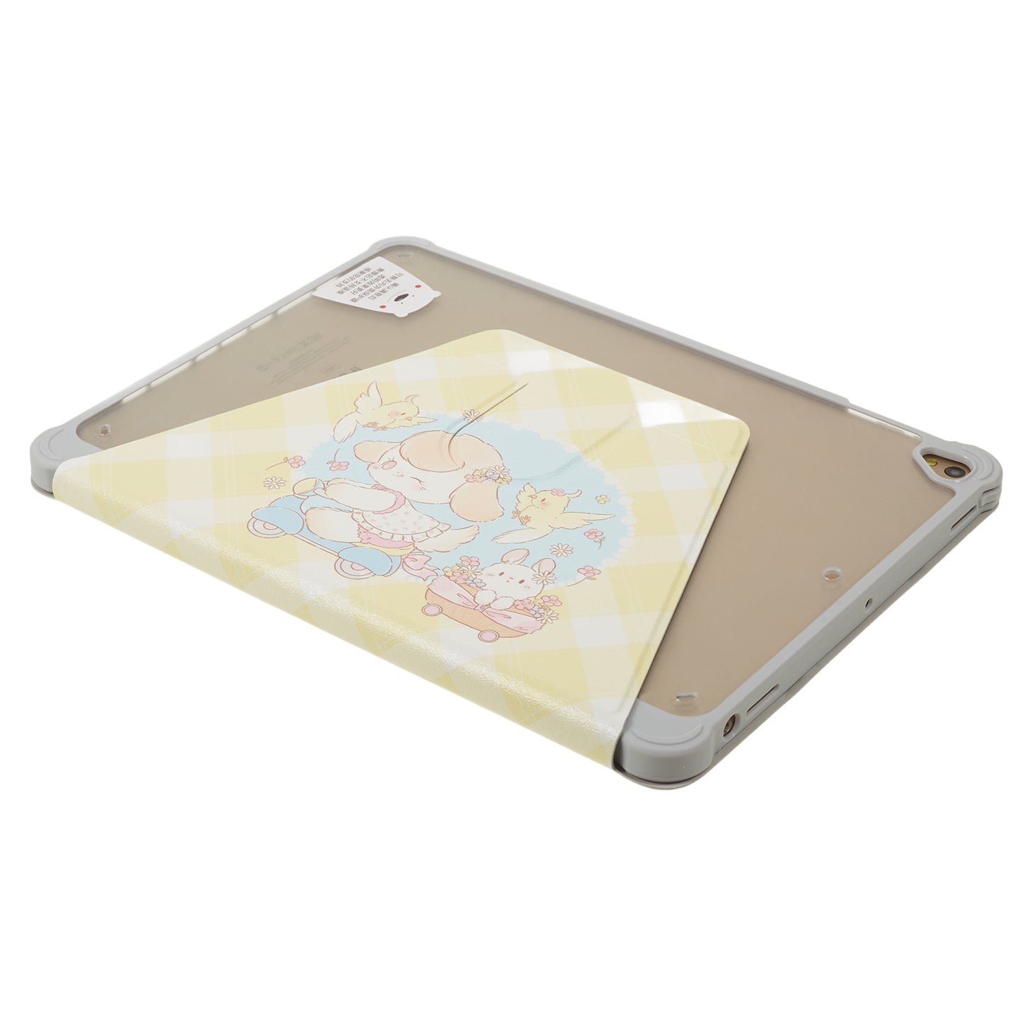 for iPad 9.7-inch (2017) / (2018) / iPad Pro 9.7 inch (2016) Printed Case PU Leather Tablet Cover with Pencil Slot - Trolley Girl