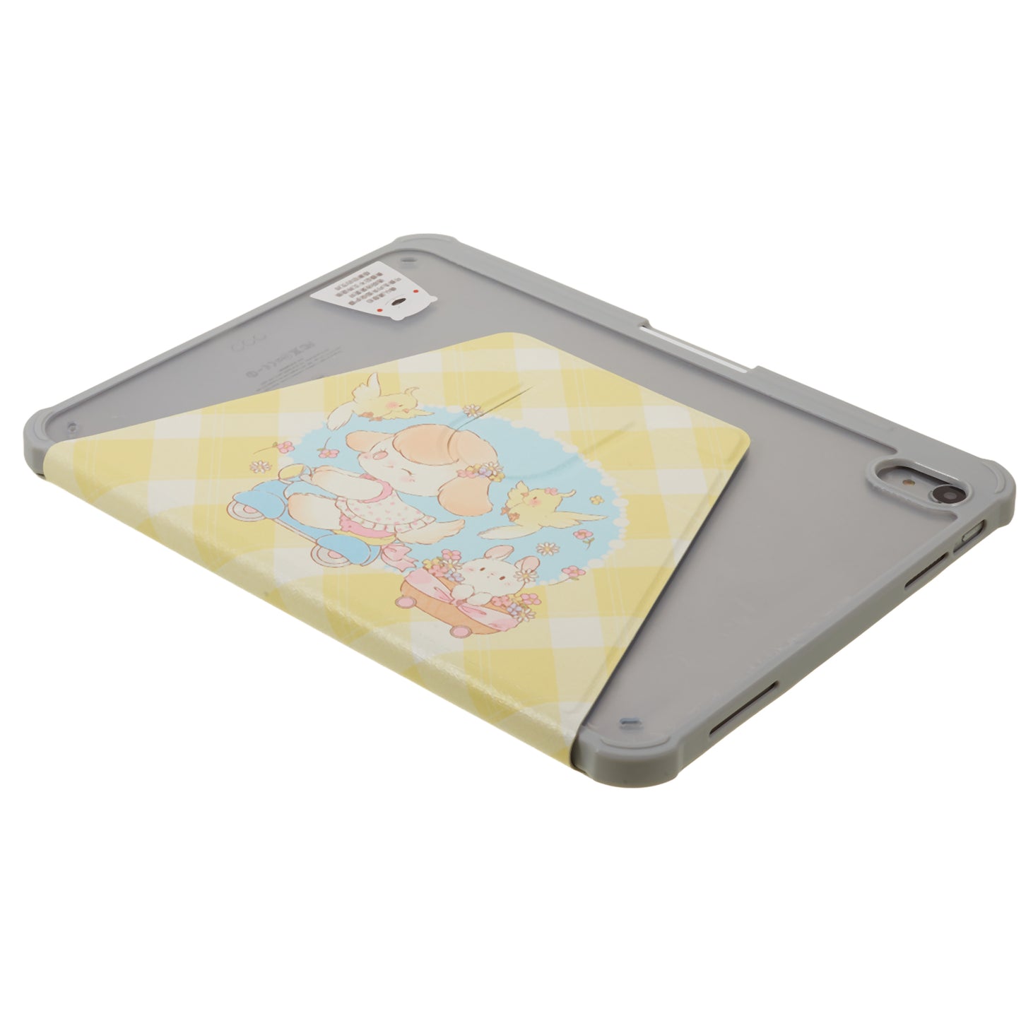 Pattern Printed Tablet Case for iPad 10.9 (2022) 360-Degree Rotating Stand Anti-Drop PU Leather Cover with Pencil Slot - Trolley Girl