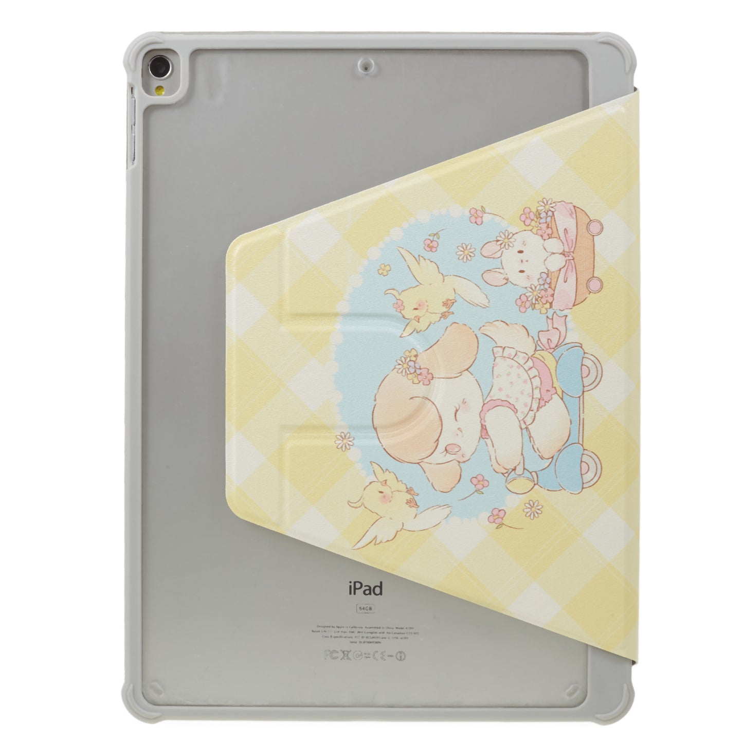 Uniqkart for iPad 10.2 (2021) / (2019) / (2020) / iPad Pro 10.5-inch (2017) Anti-Drop Tablet Case Pattern Printed Leather Cover with Pencil Slot - Trolley Girl