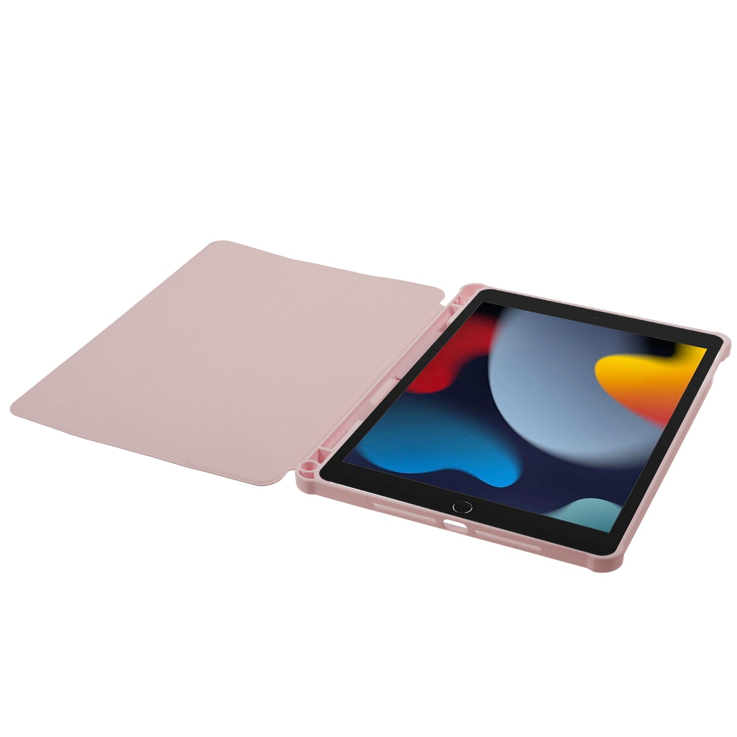 for iPad 10.2 (2021) / (2019) / (2020) / iPad Pro 10.5-inch (2017) Anti-Drop Tablet Case Pattern Printed Leather Cover with Pencil Slot - Cute Cat