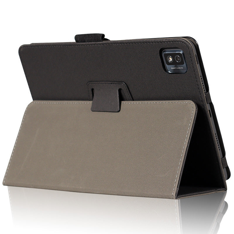 PU Leather Tablet Case for TCL NxtPaper 10s , Skin-touch Stand Full Protection Tablet Cover