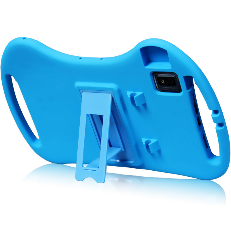 Hand Grip Silicone Tablet Case for TCL NxtPaper 10s , Kickstand Protective Tablet Cover - Blue