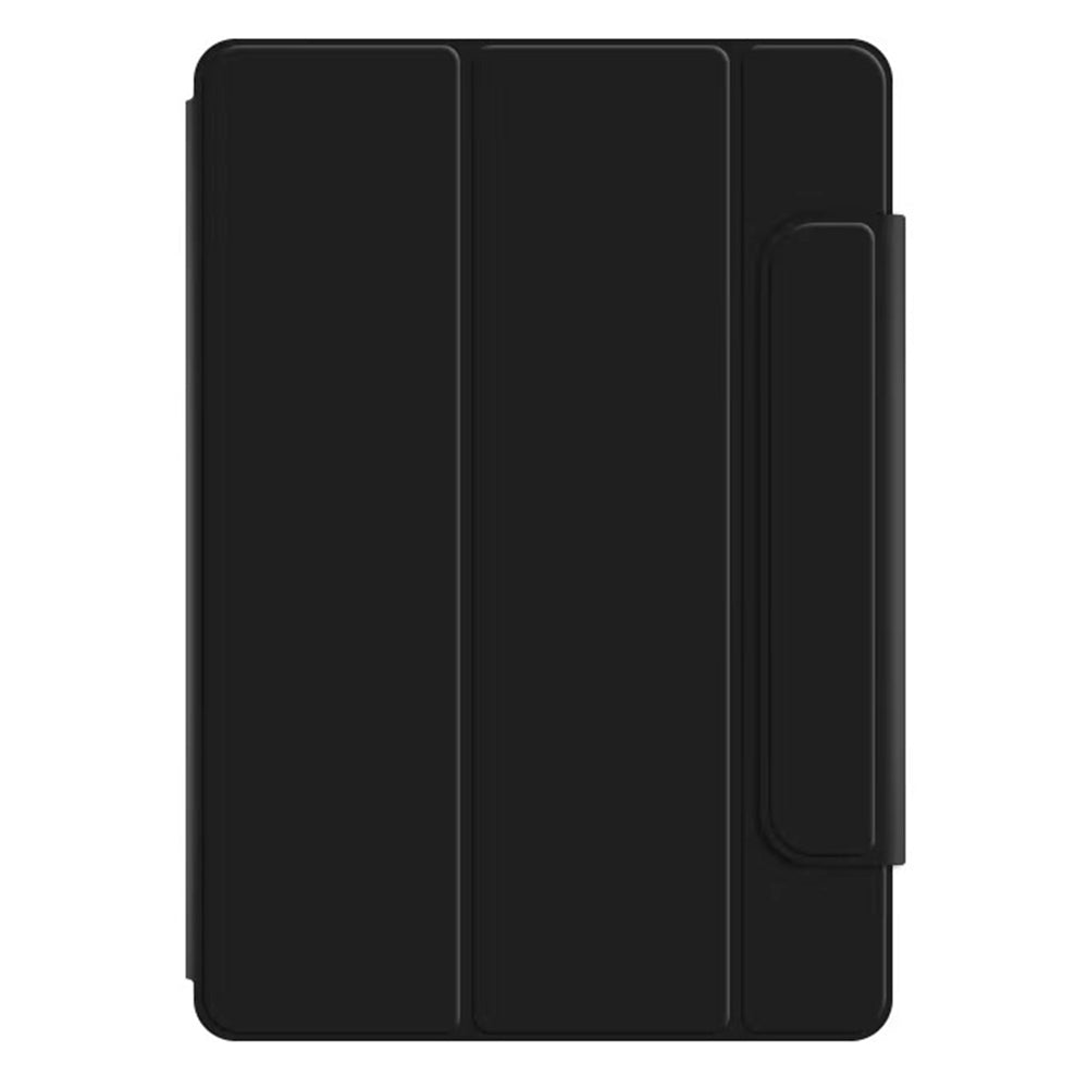 Uniqkart for Google Pixel Tablet Tri-fold Stand Cover PU Leather Magnetic Absorption Smart Tablet Case - Black