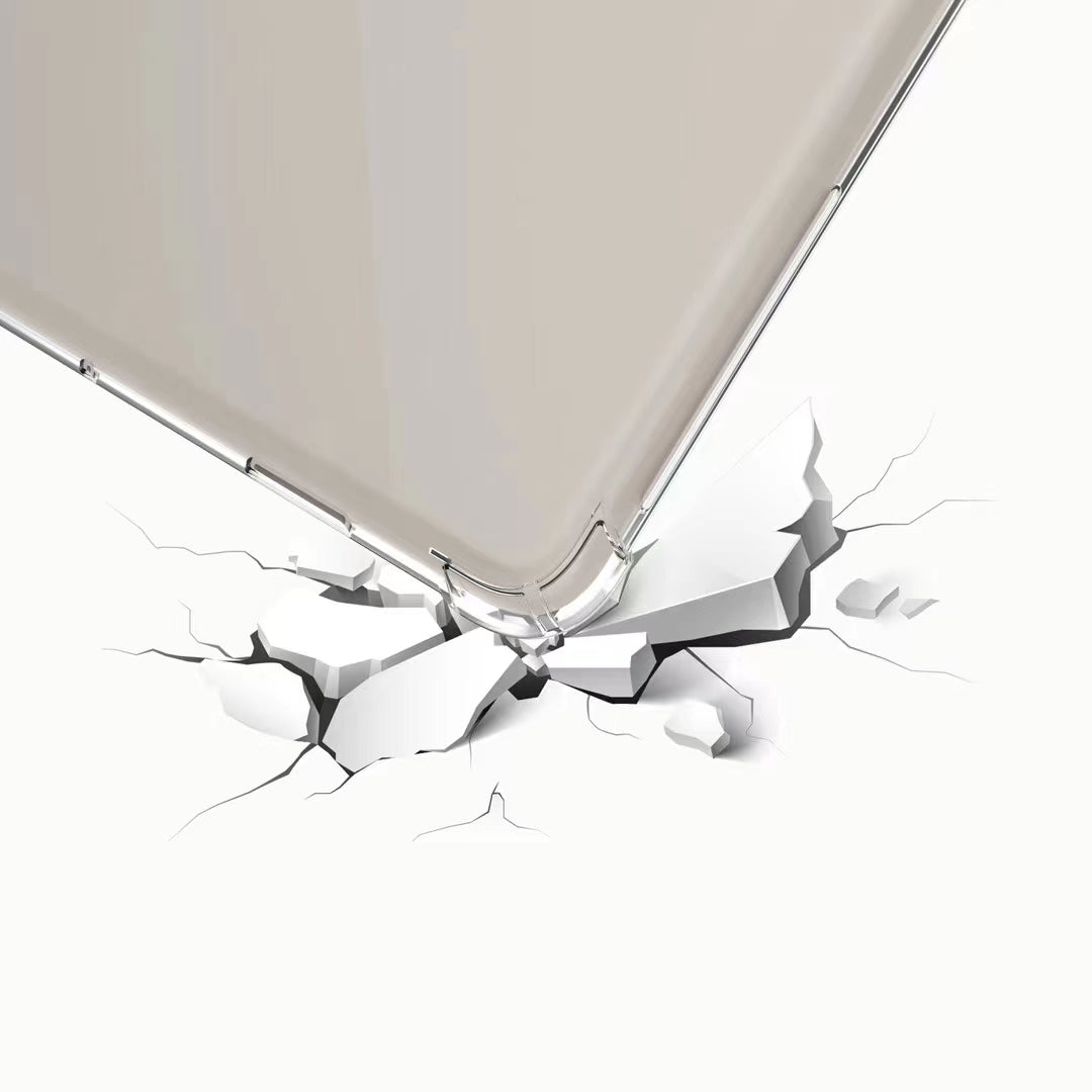 Transparent Tablet Case for Google Pixel Tablet , Reinforced Corners Anti-drop Soft TPU Cover