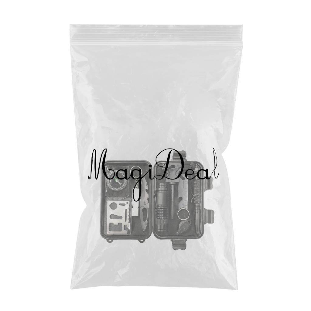 10pcs/set Outdoor Emergency Survival Gear Kit Hiking Military SOS Earthquake