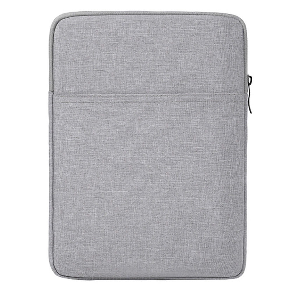 Anti-Drop Sleeve Bag for 10.5-inch Tablets Portable Carrying Case with Outer Pouch - Light Grey