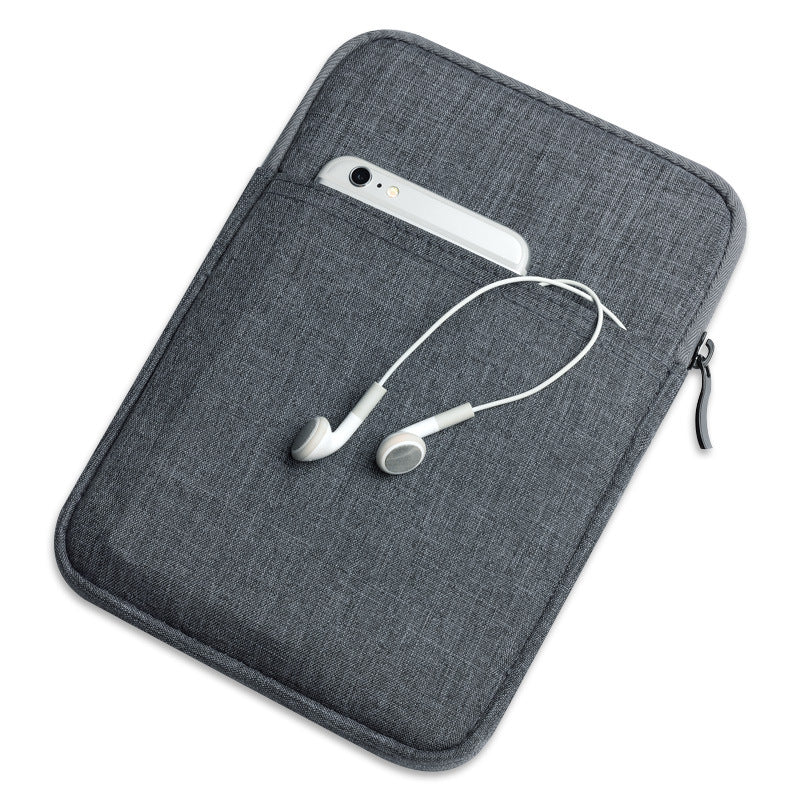 Anti-Drop Sleeve Bag for 10.5-inch Tablets Portable Carrying Case with Outer Pouch - Dark Grey