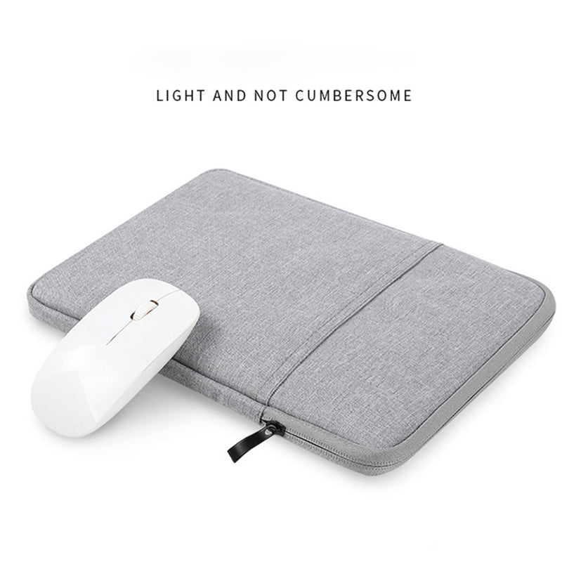 Anti-Drop Sleeve Bag for 10.5-inch Tablets Portable Carrying Case with Outer Pouch - Pink