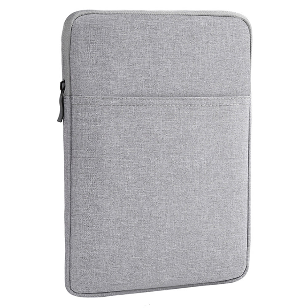 Slim Carrying Case for 8-inch Tablets Sleeve Bag Waterproof Protective Bag with Pouch - Light Grey