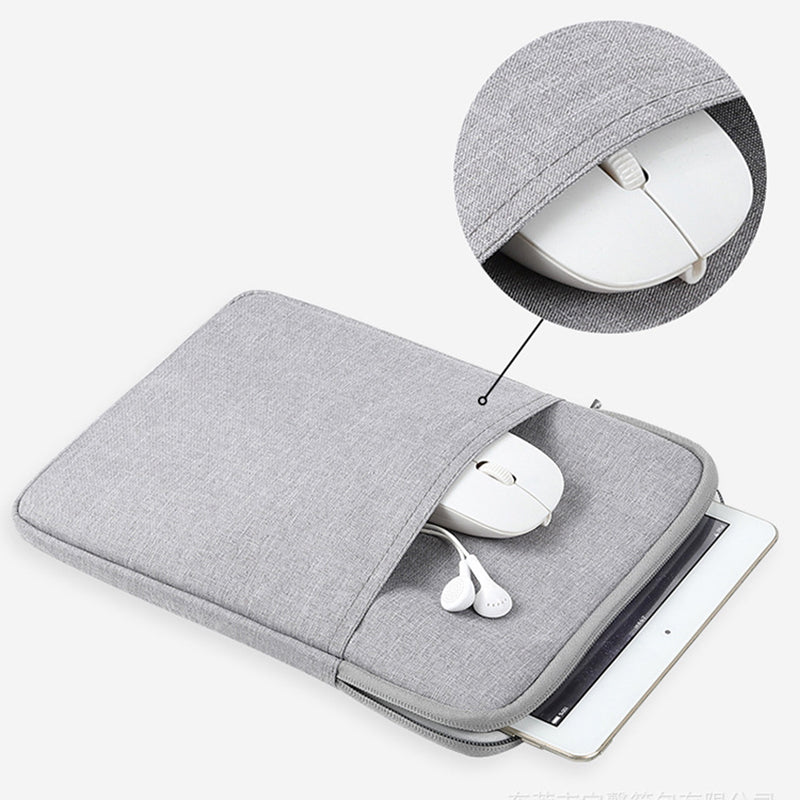 Slim Carrying Case for 8-inch Tablets Sleeve Bag Waterproof Protective Bag with Pouch - Lake Blue
