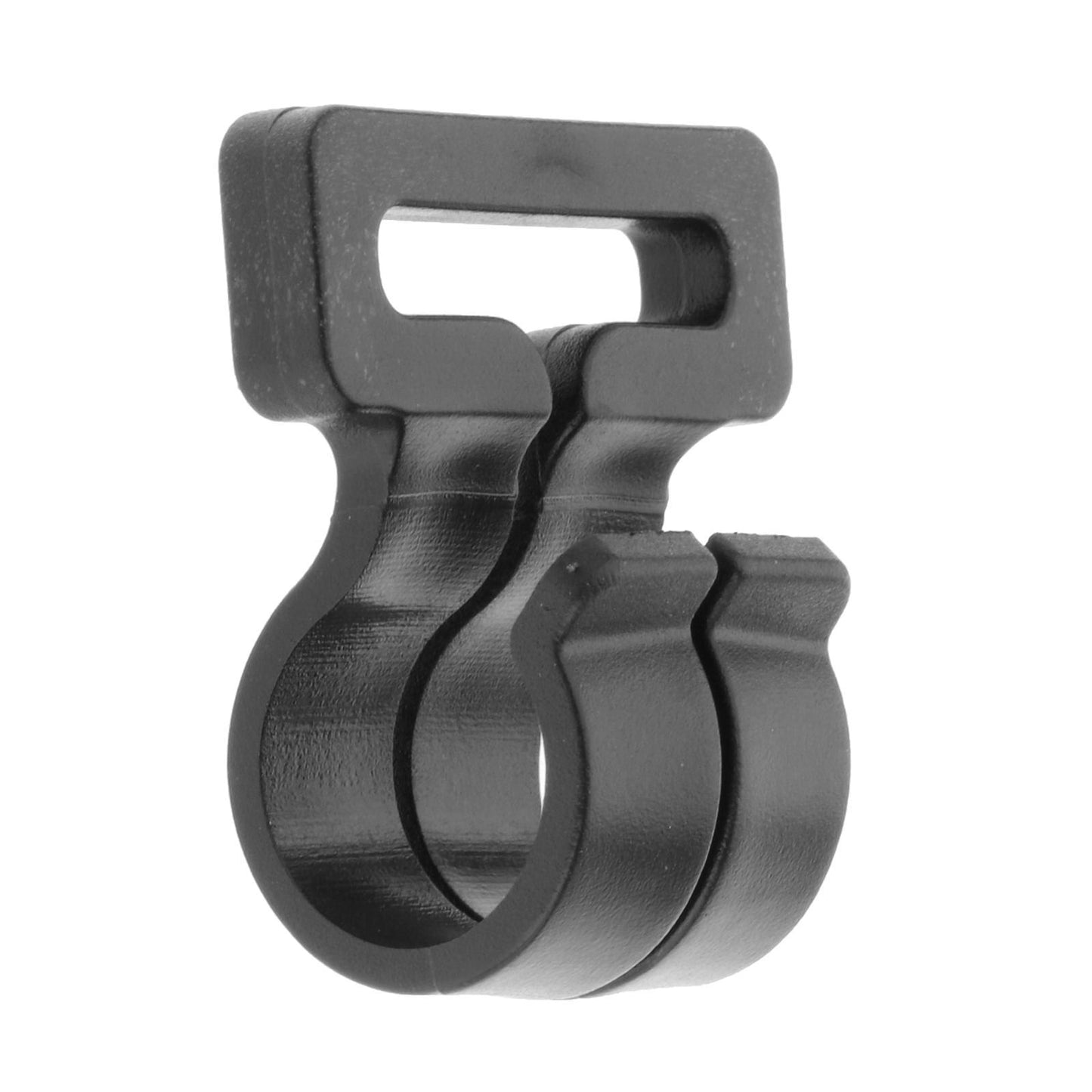 10x Camping Tent Pole Hook Awning Hooks Travel Nylon Set High Quality Black