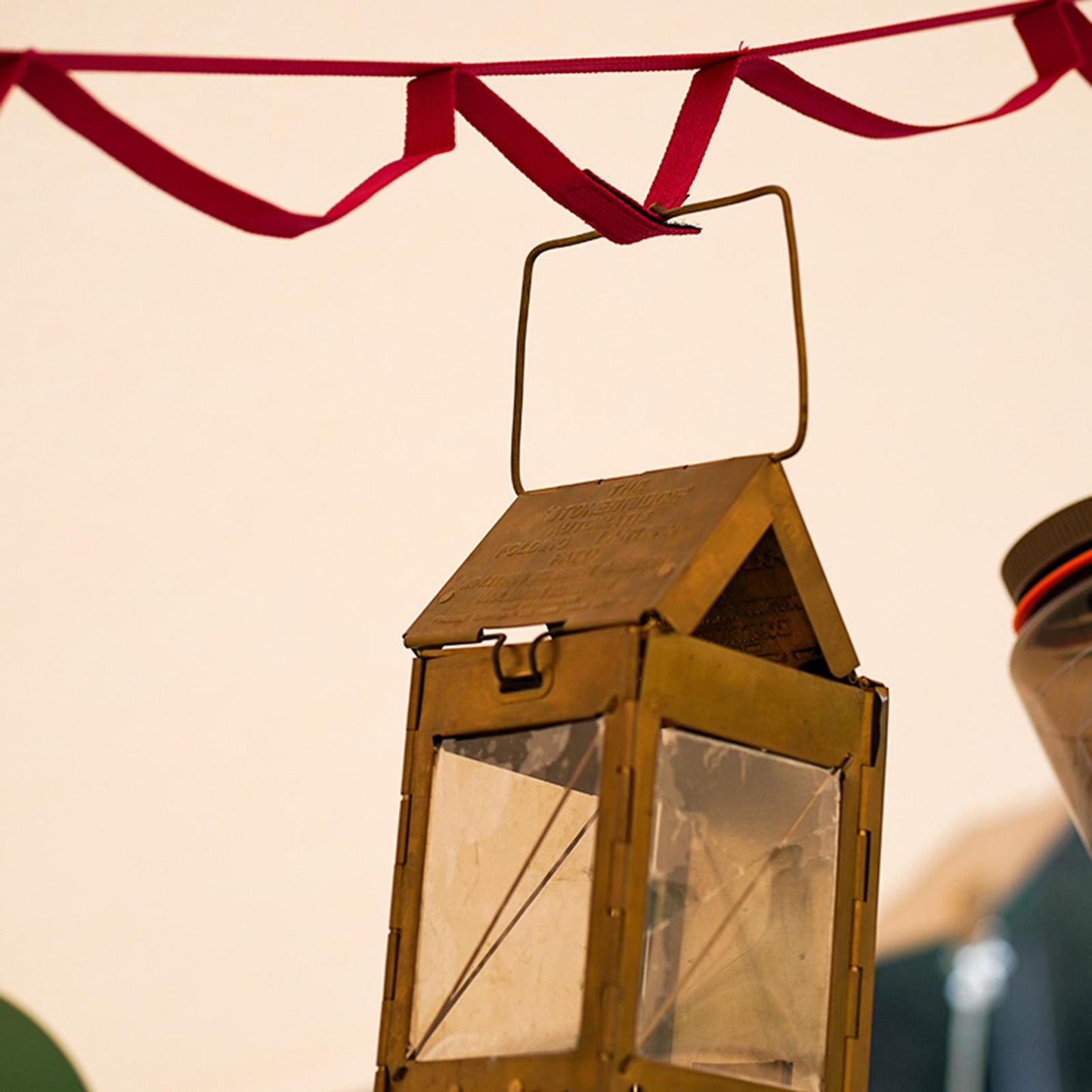 1.8 Meters Camping Hanging Rope Parachute Cord for Climbing Hiking  red