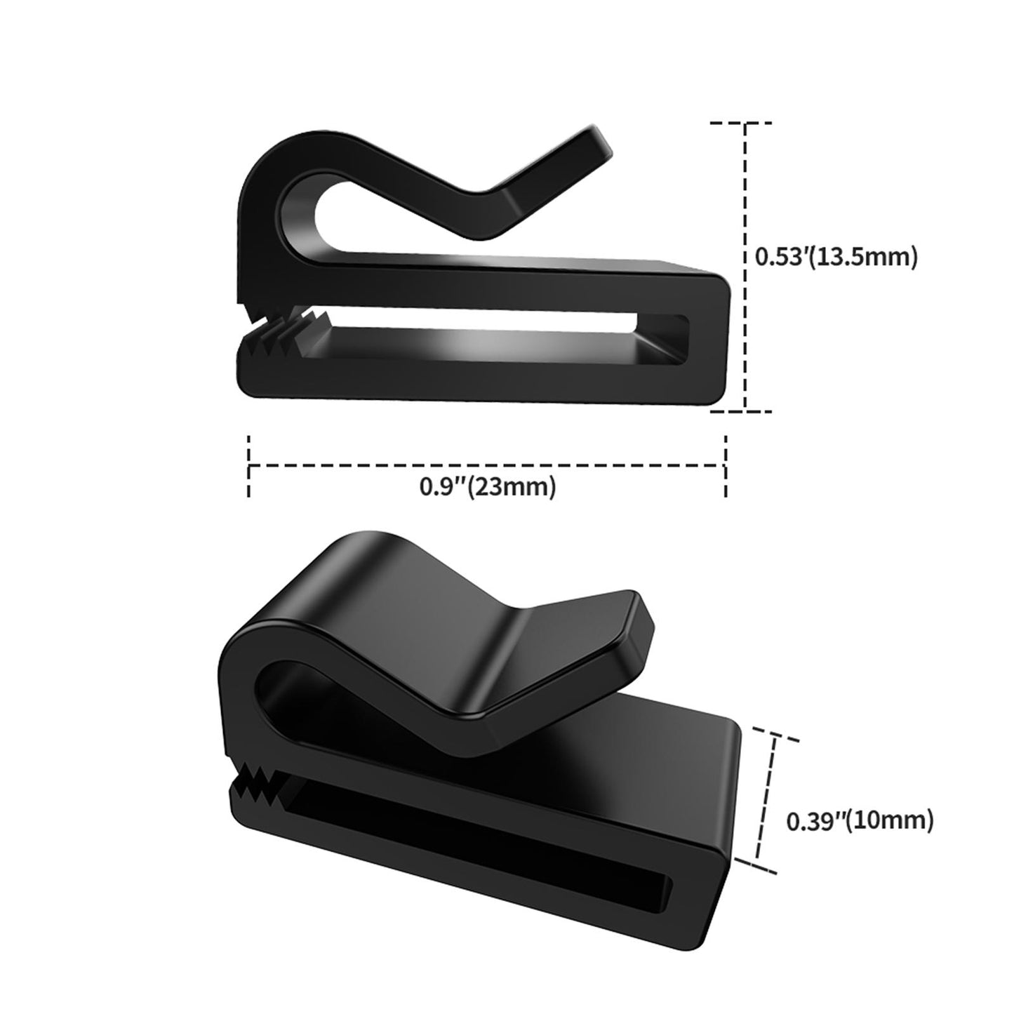 2Pcs Ski Helmet Mask Holder Masque Bracket Clip for Snow Sports  23x10x13.5mm