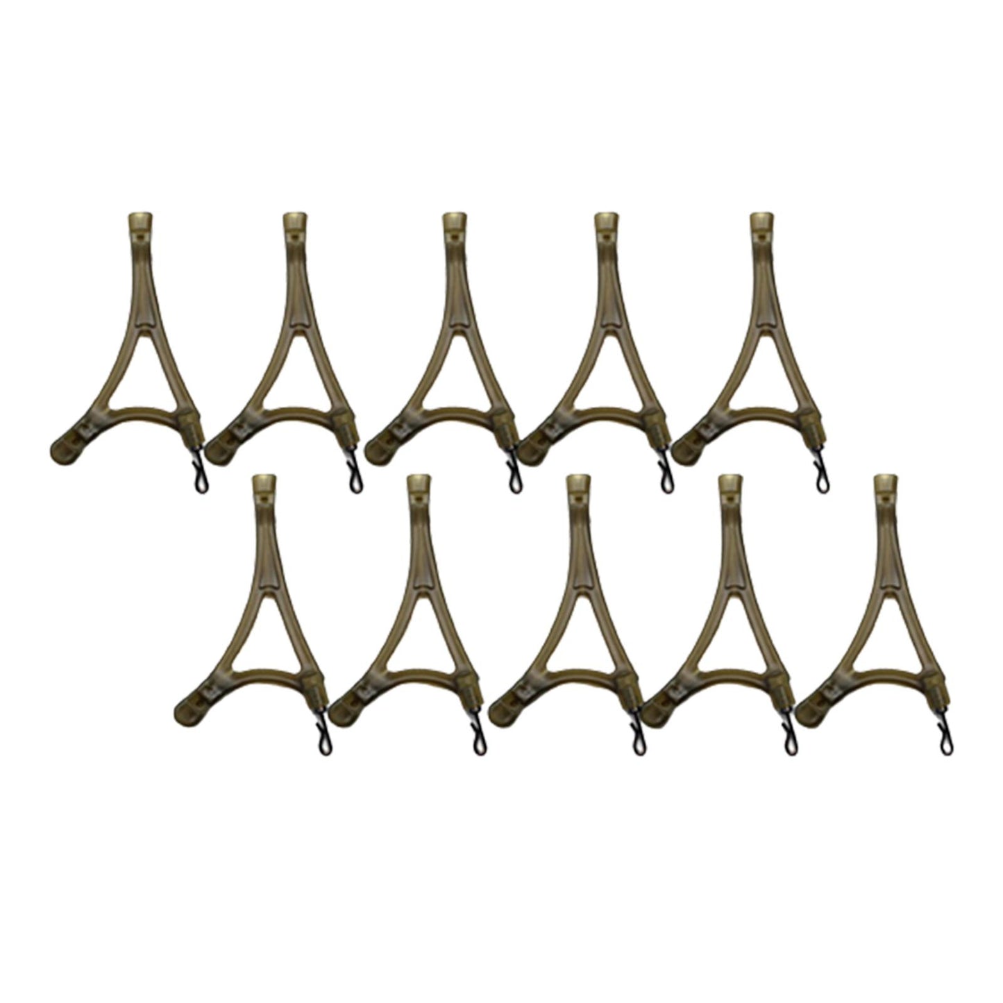 10pcs Carp Fishing Accessories Anti Tangles System With QC swivel