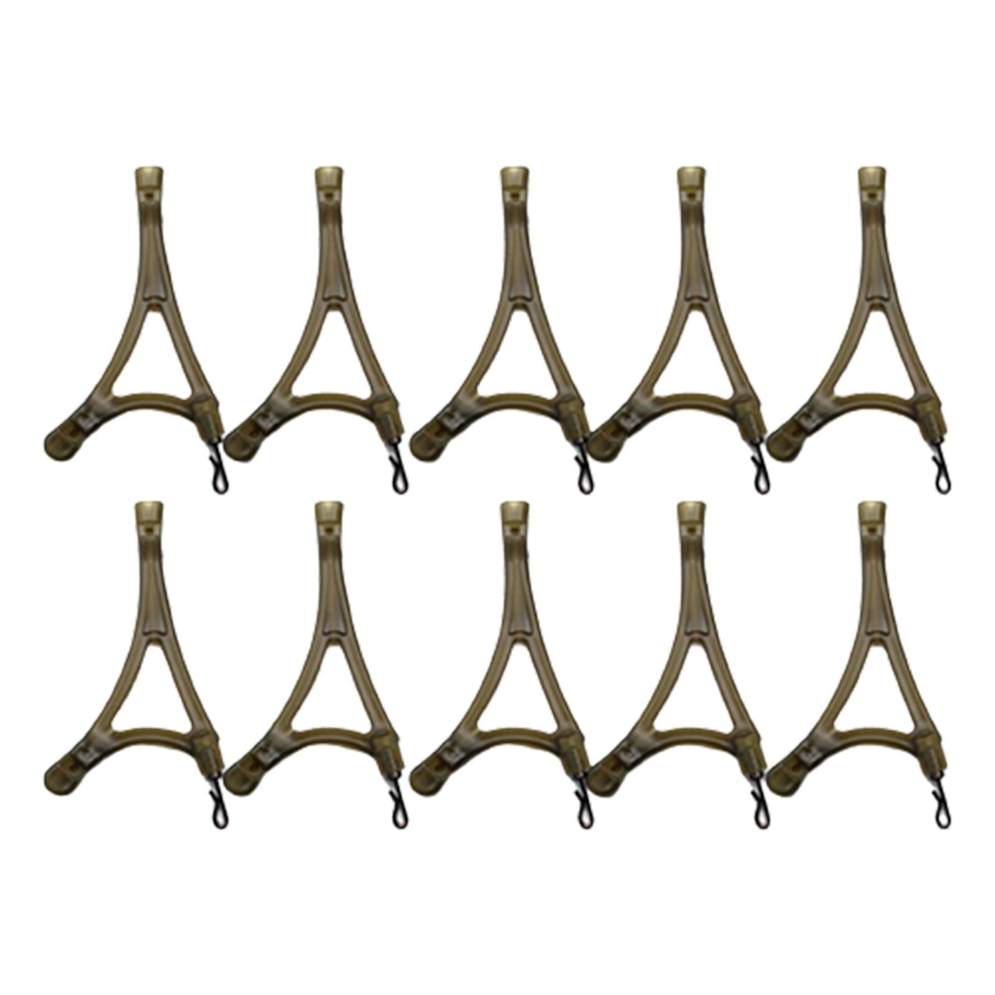 10pcs Carp Fishing Accessories Anti Tangles System With QC swivel