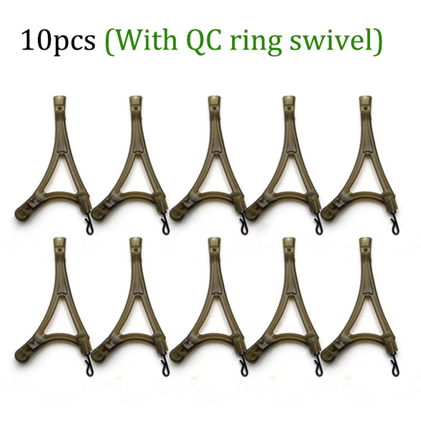 10pcs Carp Fishing Accessories Anti Tangles System With QC swivel