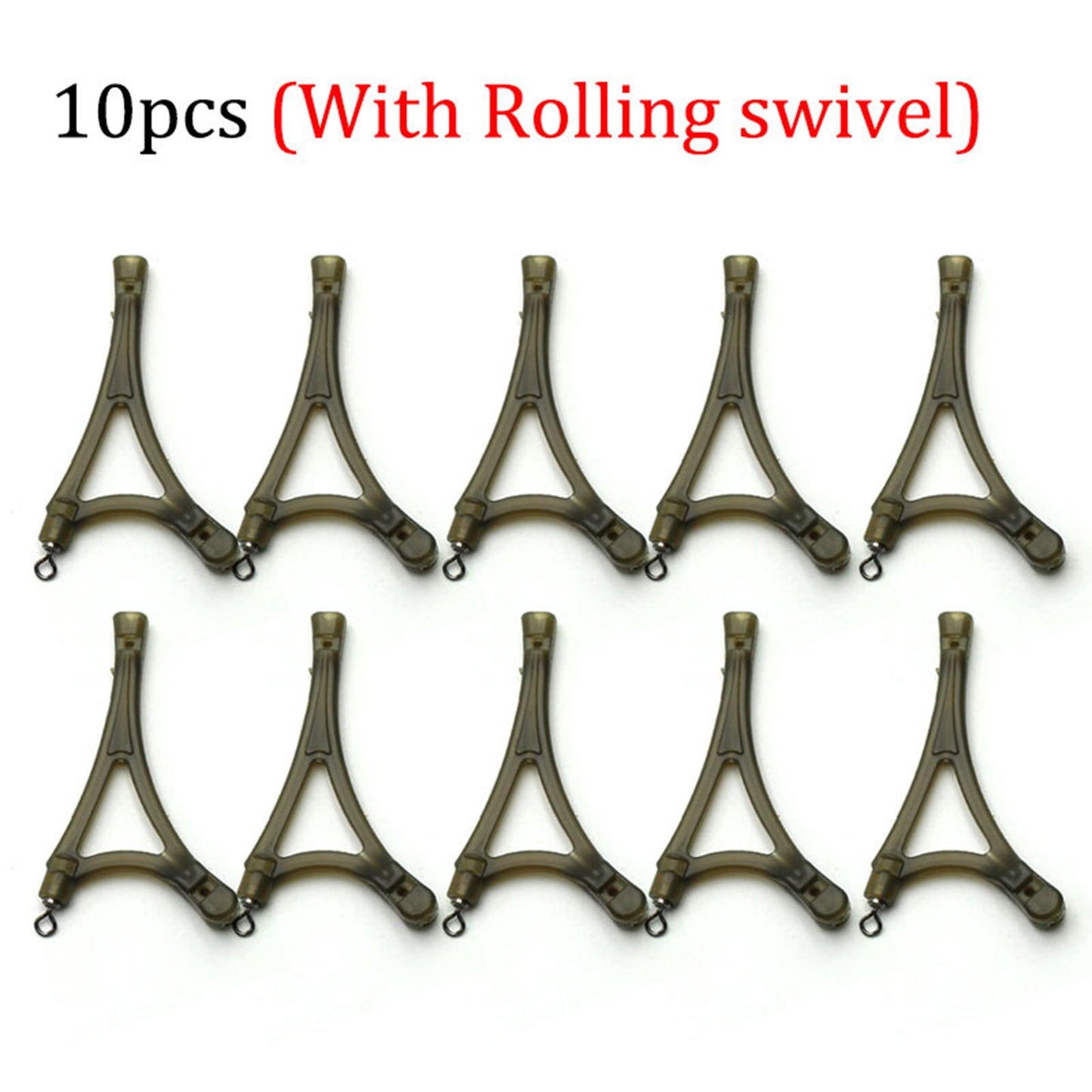 10pcs Carp Fishing Accessories Anti Tangles System With rolling swivel
