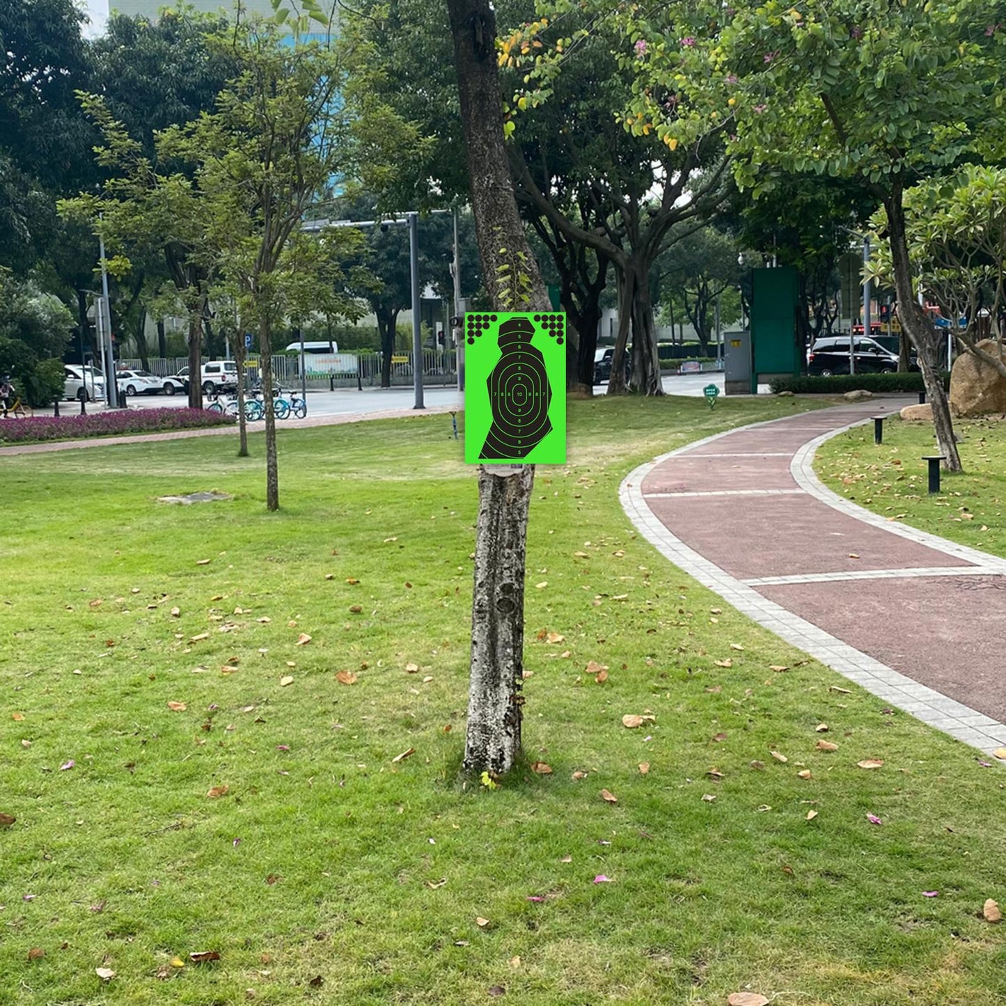 10Pcs Reactive Splatter Targets Self Adhesive Practicing Shooting 12x18""