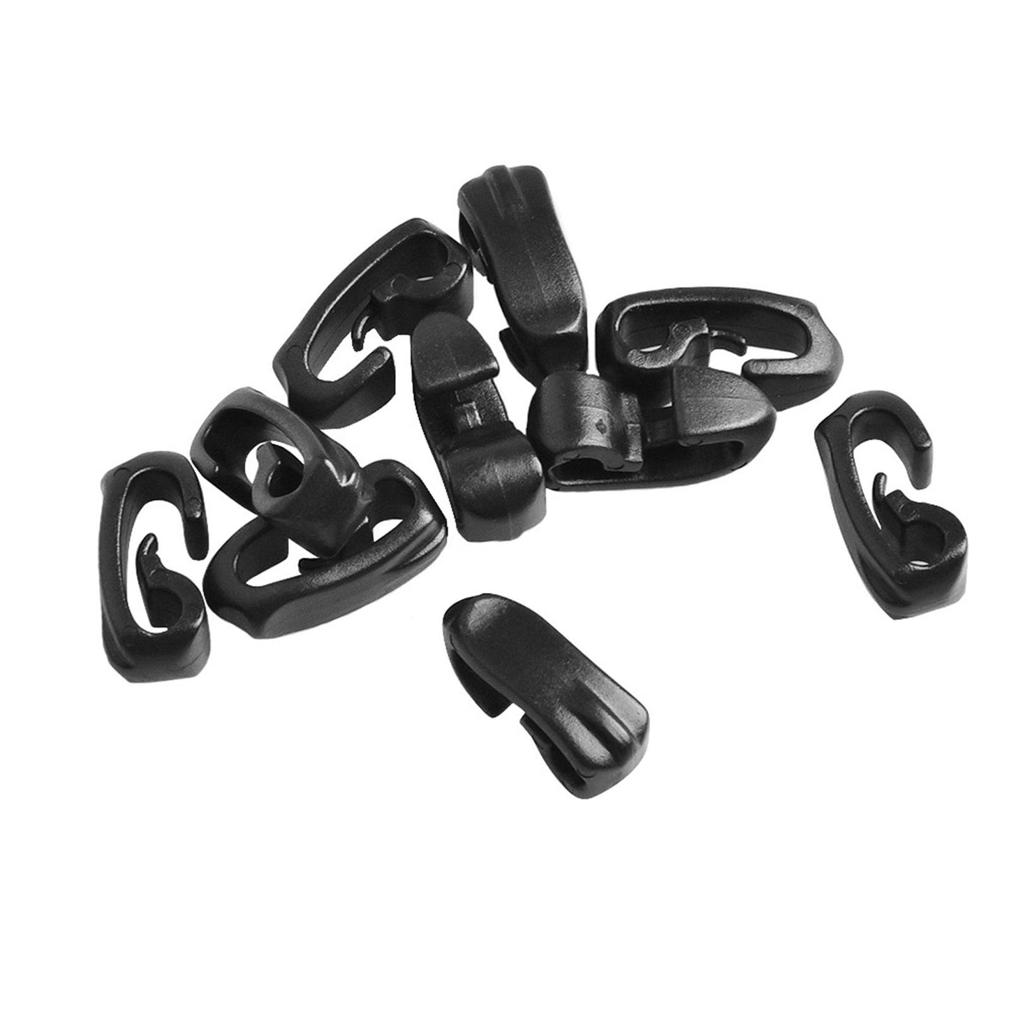 10x Climbing Camping Tent Hook Kayak Cord Hook for Awning, Shelter, Tent,