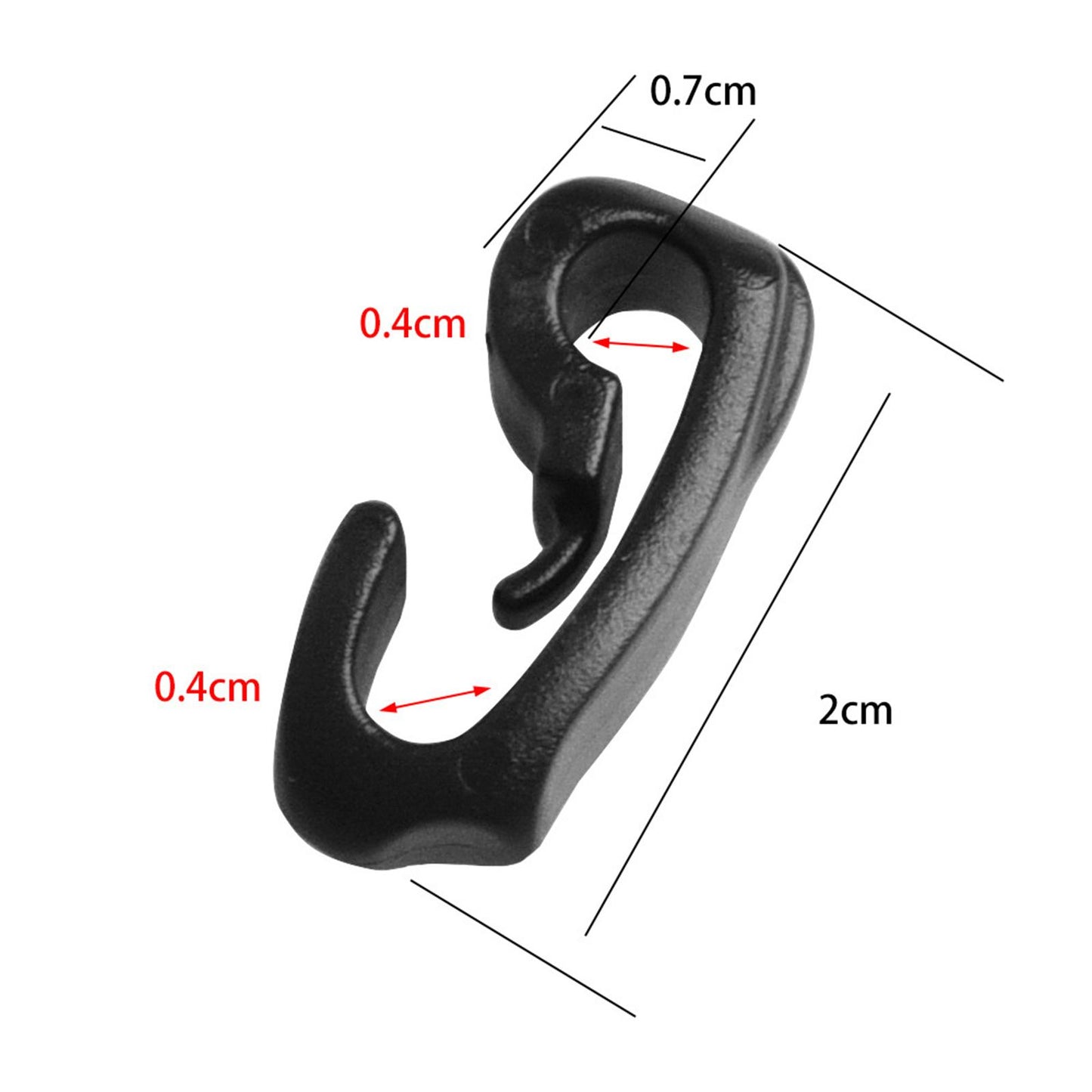 10x Climbing Camping Tent Hook Kayak Cord Hook for Awning, Shelter, Tent,